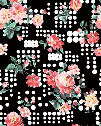 521641-原创大牌花卉 几何 波点华亿平台