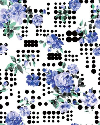 521642-原创大牌花卉 几何 波点华亿平台