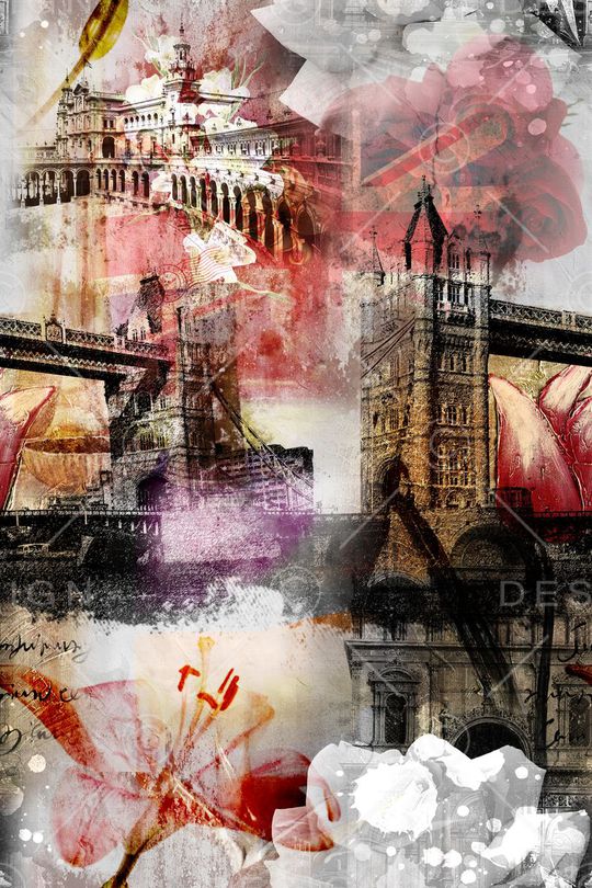 英伦复古印花华亿平台图片