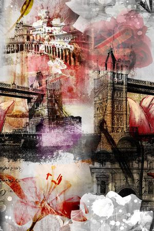 英伦复古印花华亿平台图片