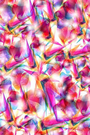 抽象印花华亿平台图片