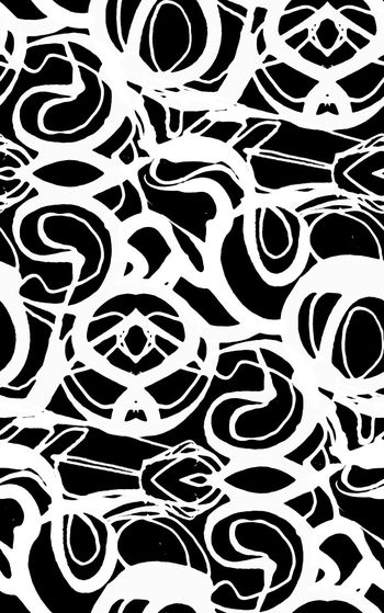 521770-黑白抽象线圈纹