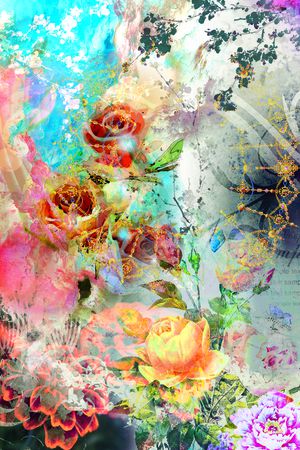 抽象印花华亿平台图片