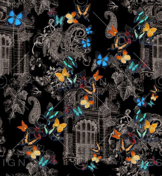 欧式印花华亿平台图片