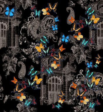 欧式印花华亿平台图片