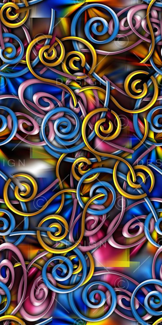 抽象印花华亿平台图片