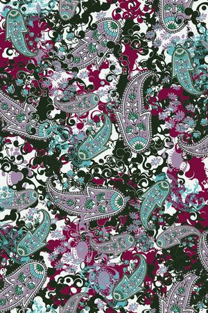 传统 民族印花华亿平台图片