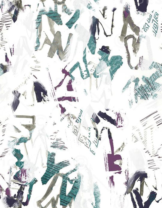 几何 抽象印花华亿平台图片