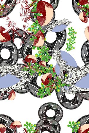 几何印花华亿平台图片