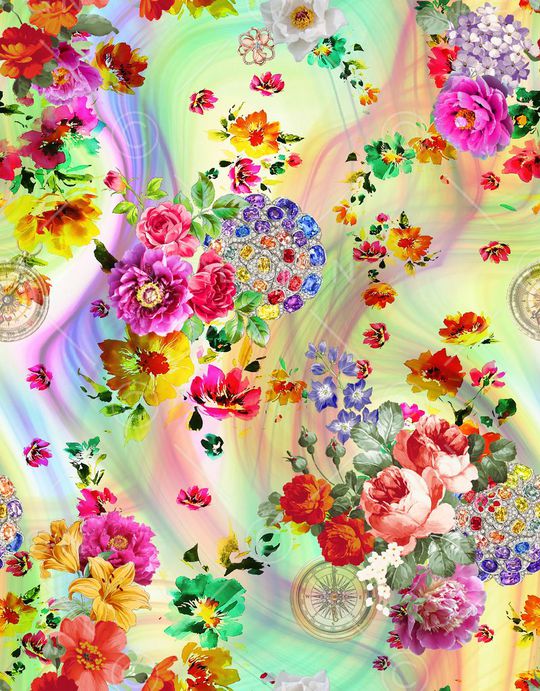 抽象印花华亿平台图片