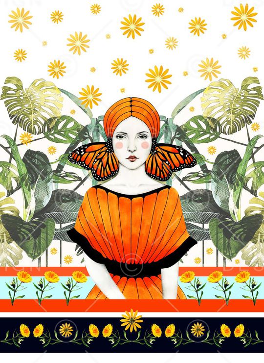 流行时尚印花华亿平台图片