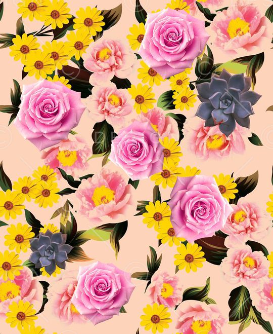 菊花印花华亿平台图片