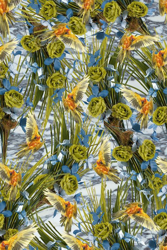 欧式印花华亿平台图片