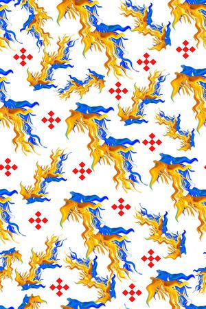 几何印花华亿平台图片