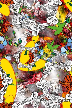 丝巾长巾印花华亿平台图片