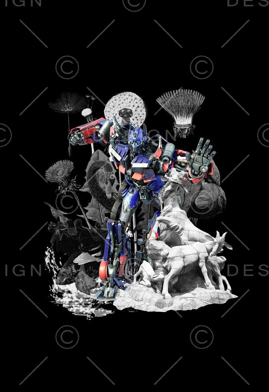 潮流时尚印花华亿平台图片