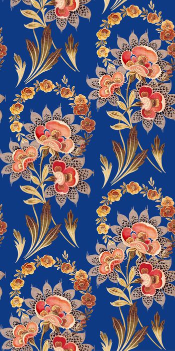 522245-民族 传统 装变形牡丹 梅花 净色