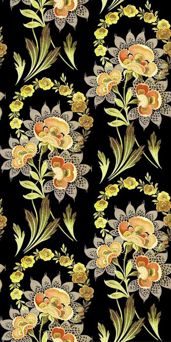 522246-民族 传统 装变形牡丹 梅花 净色