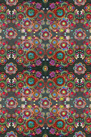 民族 传统印花华亿平台图片