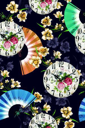 复古印花华亿平台图片