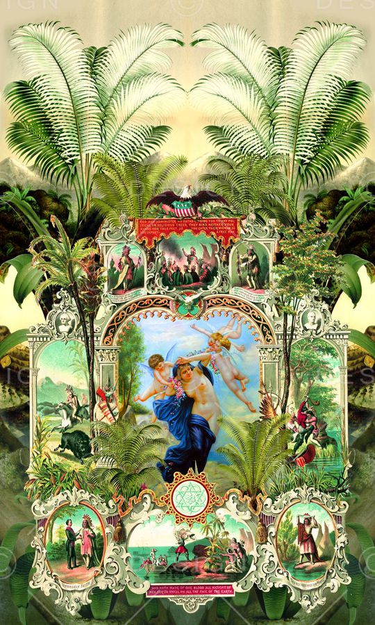 人物印花华亿平台图片