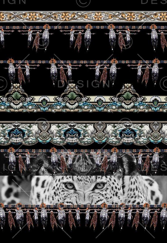 部落风格印花华亿平台图片