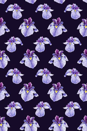 522504-写意水彩花卉兰花秋冬女装半身裙华亿平台