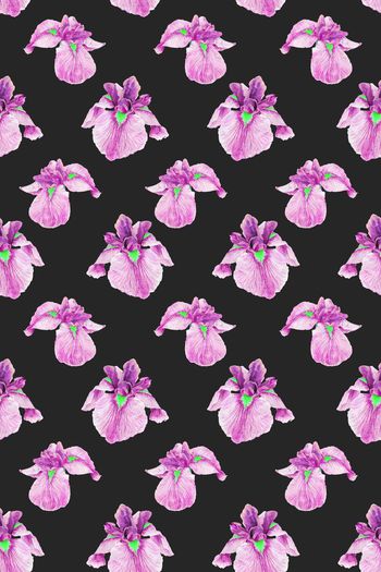 522509-写意水彩花卉兰花秋冬女装半身裙华亿平台