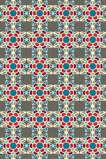 522520-复古风潮简笔花朵重复趣味华亿平台