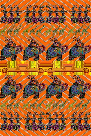 异域风情印花华亿平台图片