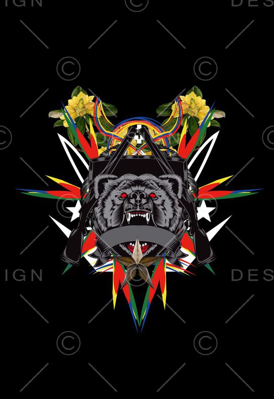 潮流时尚印花华亿平台图片