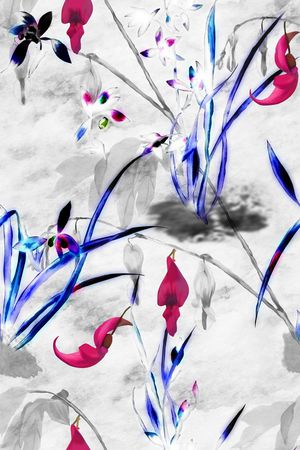 兰花印花华亿平台图片