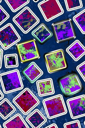 抽象印花华亿平台图片