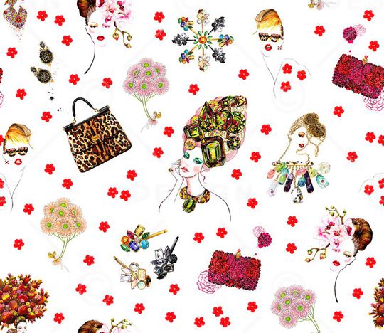 手绘印花华亿平台图片