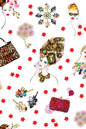 手绘印花华亿平台图片