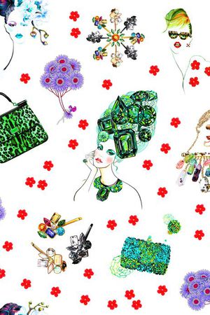 手绘印花华亿平台图片