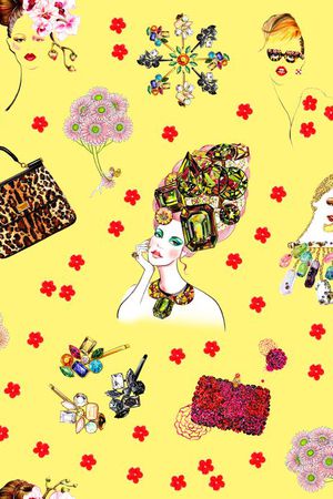 手绘印花华亿平台图片