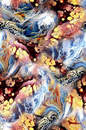 抽象印花华亿平台图片