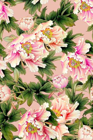 手绘印花华亿平台图片