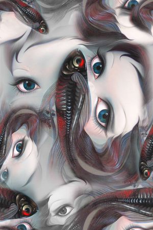 抽象印花华亿平台图片