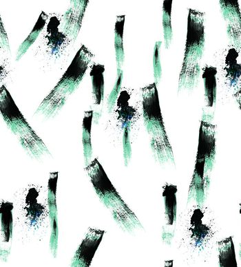 522877-最新 原创手绘 数码印花