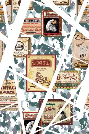 复古印花华亿平台图片