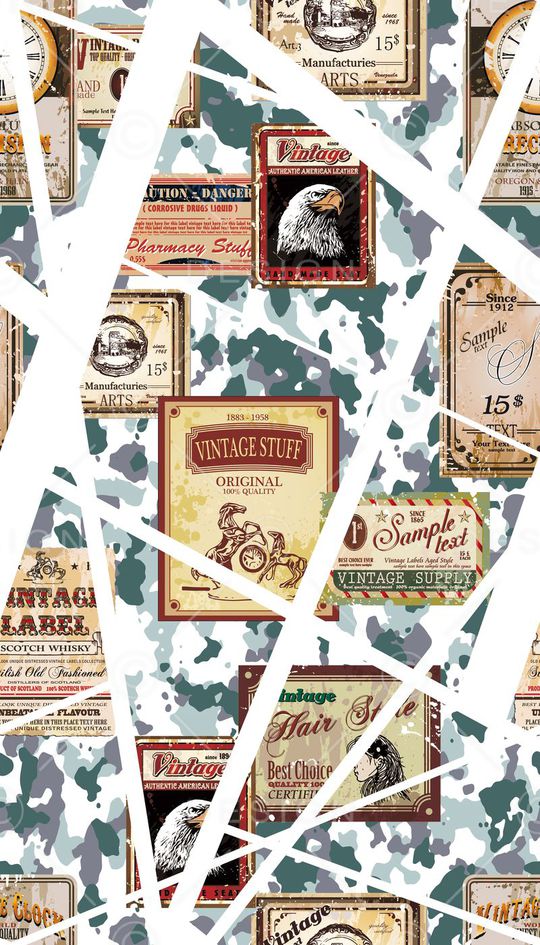 复古印花华亿平台图片