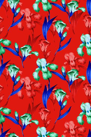 522930-优雅淑女风花卉兰花秋冬女装华亿平台