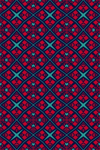 522933-复古风潮六七十年代几何格纹男装秋冬