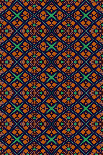 522934-复古风潮六七十年代几何格纹男装秋冬