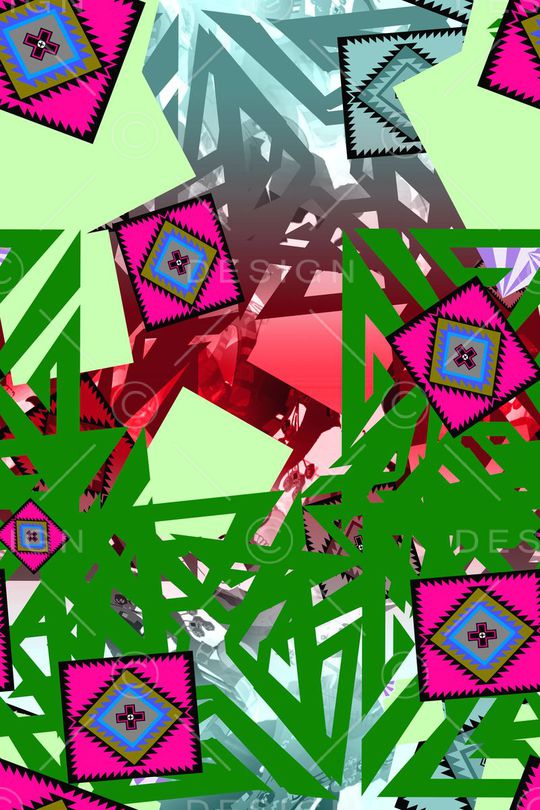 中国风民族系列印花华亿平台图片