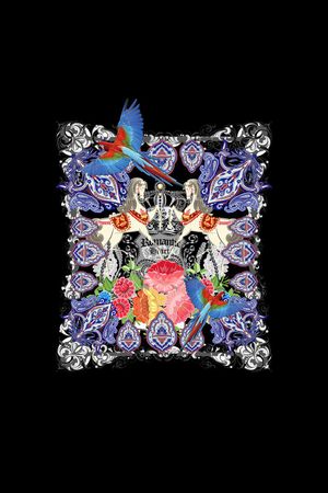 潮流时尚印花华亿平台图片