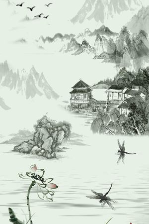 中国风印花华亿平台图片