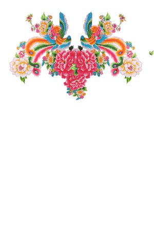 中国风印花华亿平台图片